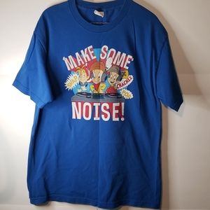 Vintage KELLOGGS Y2k MAKE SOME NOISE RICE CRISPY SHIRT